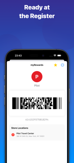 Beleep barcode view ready to scan